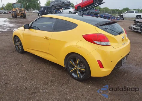 2016 Hyundai Veloster from USA, damaged, VIN KMHTC6AD2GU256907